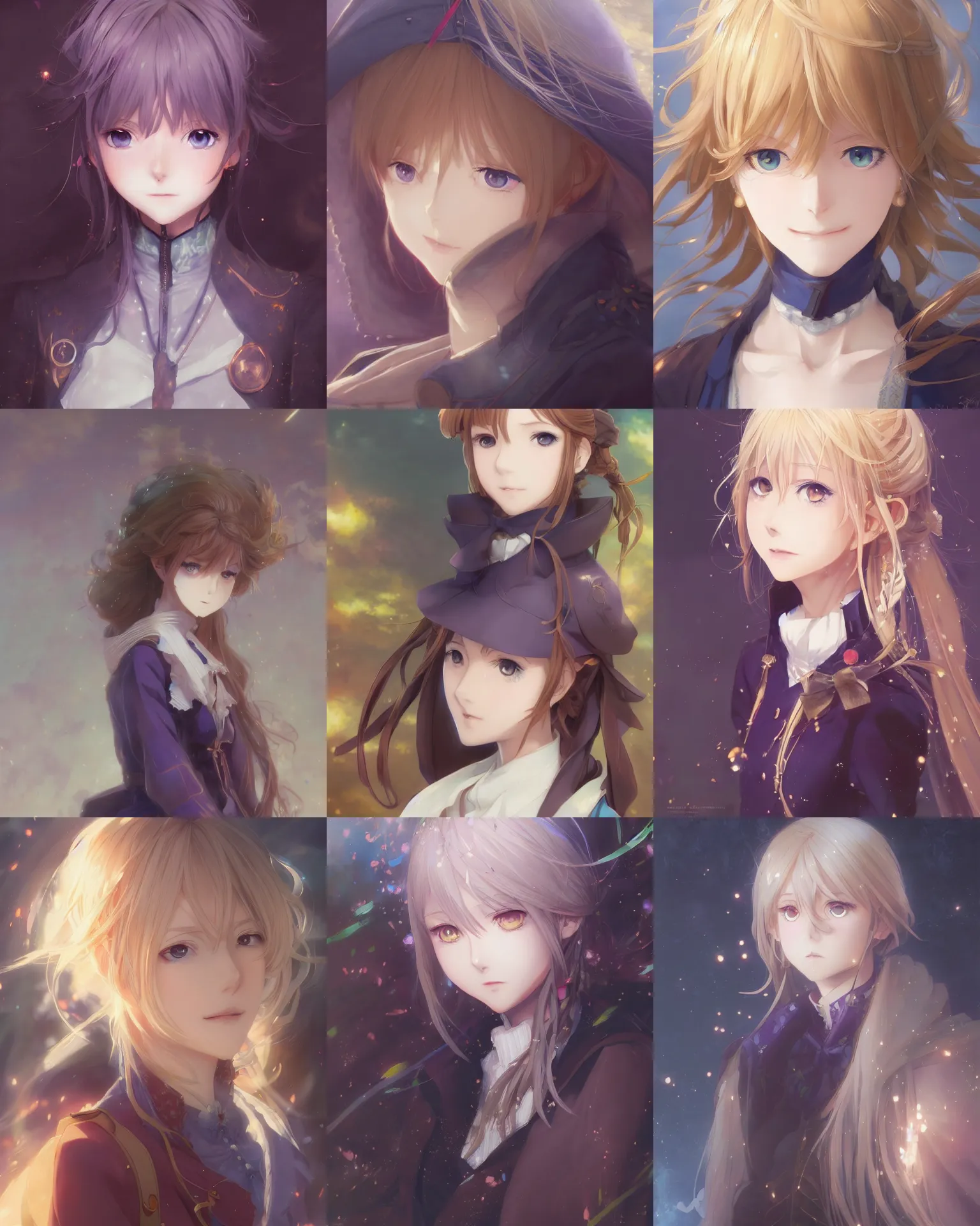 Image similar to An anime portrait of Violet Evergarden, by Stanley Artgerm Lau, WLOP, Rossdraws, James Jean, Andrei Riabovitchev, Marc Simonetti, and Sakimichan, tranding on artstation