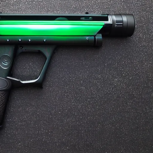 Prompt: razer rgb gun