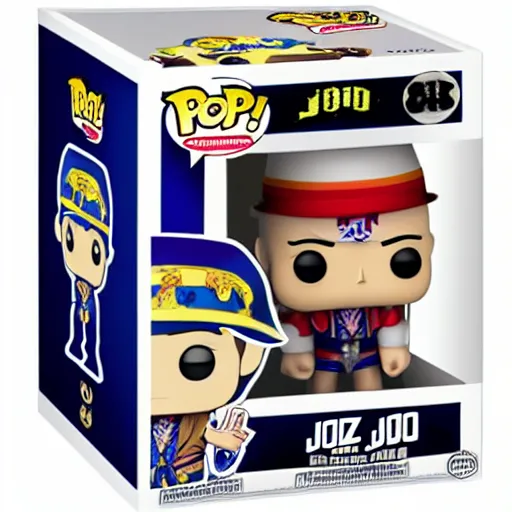 Image similar to jojos bizarre adventure, funko pop