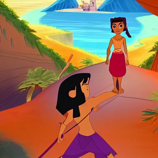 Image similar to the road to el dorado by dreamworks