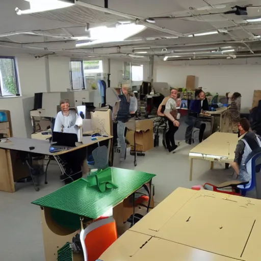 Image similar to openlandlab a makerspace, fablab, openecolab, hackerspace on the country side