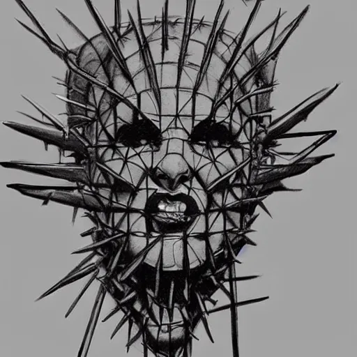 Prompt: Hellraiser succubus concept art anatomy study, award winning character design and practical effects