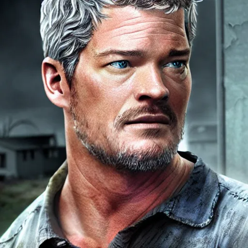 Image similar to Eric Dane as Joel in The Last of Us