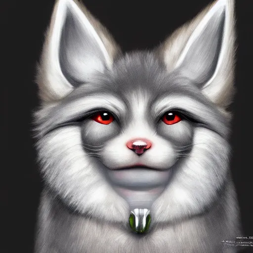 Image similar to portrait of a cute fluffy hybrid alien animal detailed painting 4 k