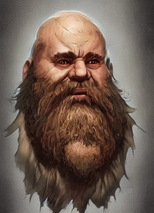 Prompt: A fantasy comic book style portrait painting of a dwarf as a necromancer in a atmospheric dark fortress, unreal 5, DAZ, hyperrealistic, octane render, RPG portrait, ambient light, dynamic lighting