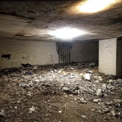 Image similar to abandoned basement, craigslist photo