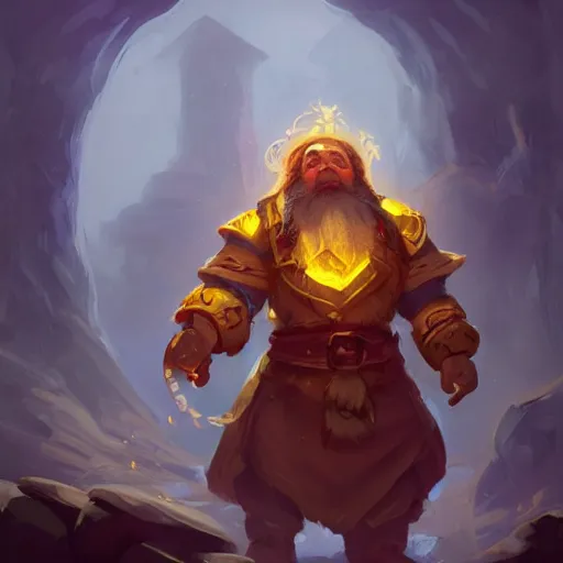 a dwarf mage, yellow theme, bright art masterpiece | Stable Diffusion ...