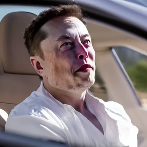 Prompt: elon musk driving a nuclear bomb, 4k