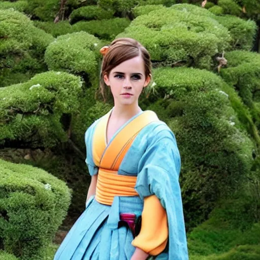 Prompt: emma watson samurai
