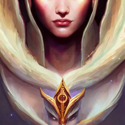 Image similar to star goddess, d & d, fantasy, portrait, highly detailed, digital painting, trending on artstation, concept art, sharp focus, illustration, art by artgerm and greg rutkowski and magali villeneuve