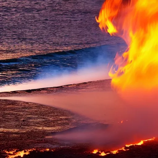 Image similar to fire. earth. water. air