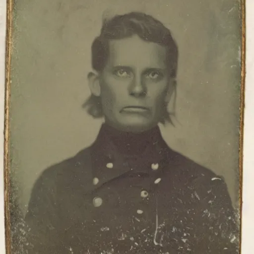 Image similar to tintype photo of a nightmare