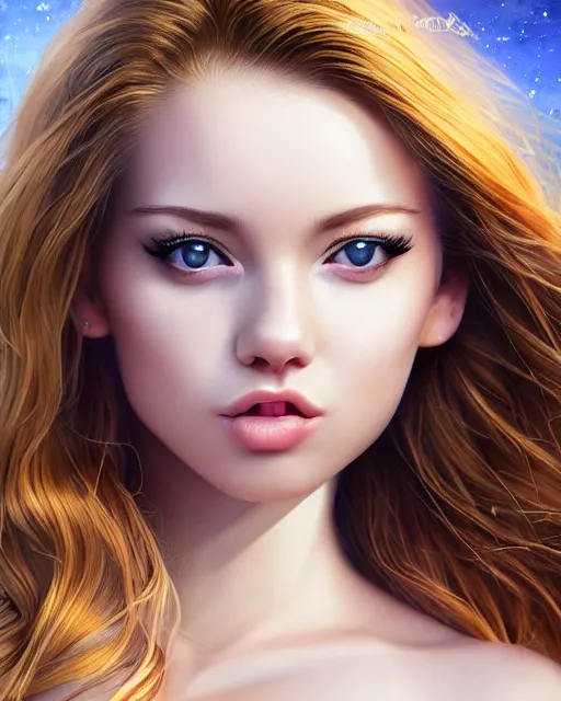 Image similar to a kitten on a rocket, photo, ultra detail, photoreal, professionally retouched, soft moonlight lighting, shiny plastic bikini, realistic, smooth face, goddess, luscious lips, perfect eyes, wide angle, sharp focus on eyes, 8 k high definition, insanely detailed, intricate, elegant, art by artgerm and wlop
