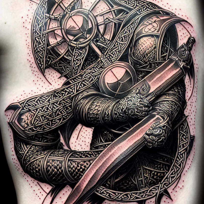 18 Incredible Viking Tattoos (Norse Tattoo Ideas) for Men & Women in 2024