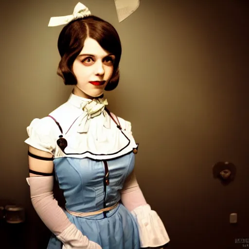 Prompt: Elizabeth from Bioshock