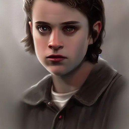 Image similar to Twilight, Stranger Things, Edward, Bella, photorealistic, dramatic lighting, soft, sharp focus, highly detailed, digital painting