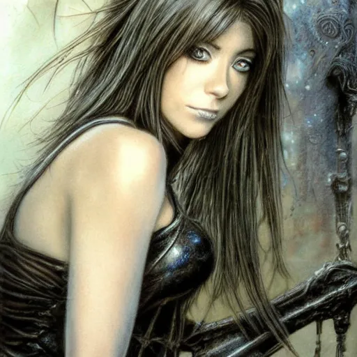 Image similar to female who looks like alyson hannigan by luis royo
