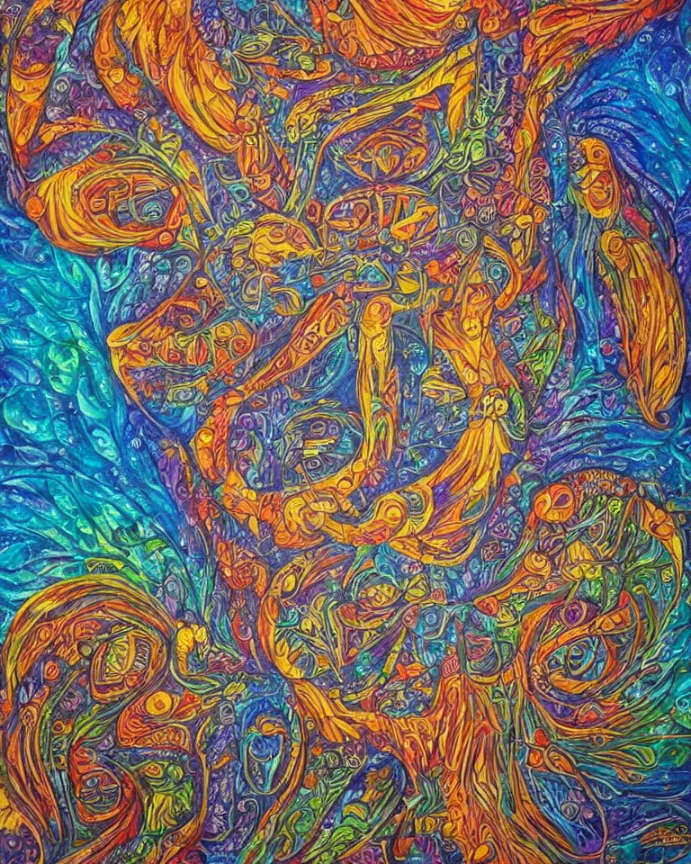 Prompt: visionary art masterpiece that shows the power of love and mutual bonding