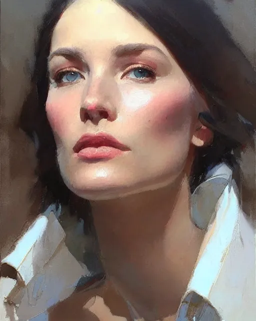 Image similar to karl - heinz urban!!!, fine - face, audrey plaza, realistic shaded perfect face, fine details. jeremy lipkin and michael garmash and rob rey