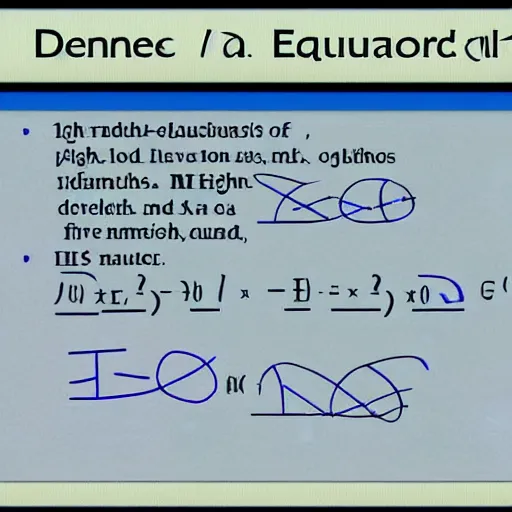 Image similar to dense mind-blowing equations full of numbers, Greek letters, fractions and high-level mathematics floating in mid-air