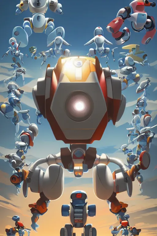 Image similar to metabots medabots medarotto medarot robot minimalist comics, behance hd by jesper ejsing, by rhads, makoto shinkai and lois van baarle, ilya kuvshinov, rossdraws global illumination ray tracing hdr radiating a glowing aura