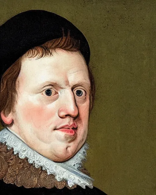 Image similar to a 1 6 0 0 s portrait of boris johnson