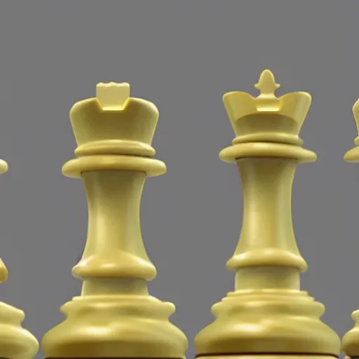 Prompt: chess pieces coming to life, photo realistic