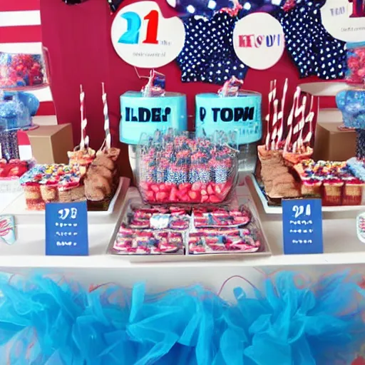 Image similar to 9/11 gender reveal party