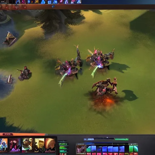 Image similar to dota 2 on linux