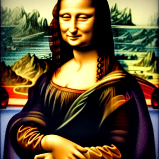 Image similar to real mona lisa