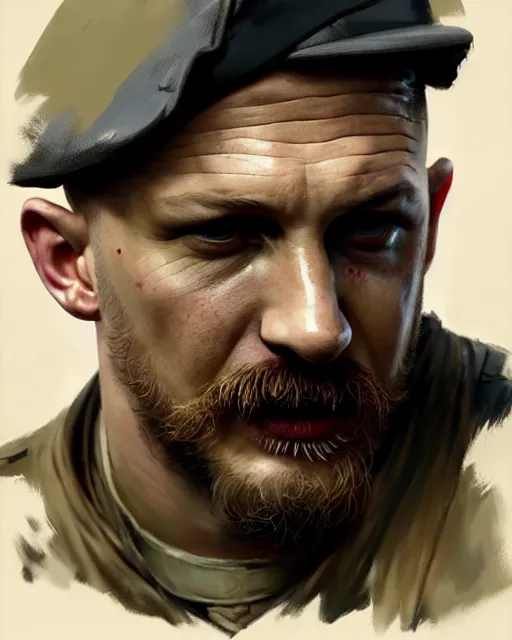 Prompt: tom hardy as a soldier in vietnam, wounded | | realistic shaded, fine details, fine - face, realistic shaded lighting painting by greg rutkowski, diego gisbert llorens, magali villeneuve, artgerm, jeremy lipkin, michael garmash, rob rey