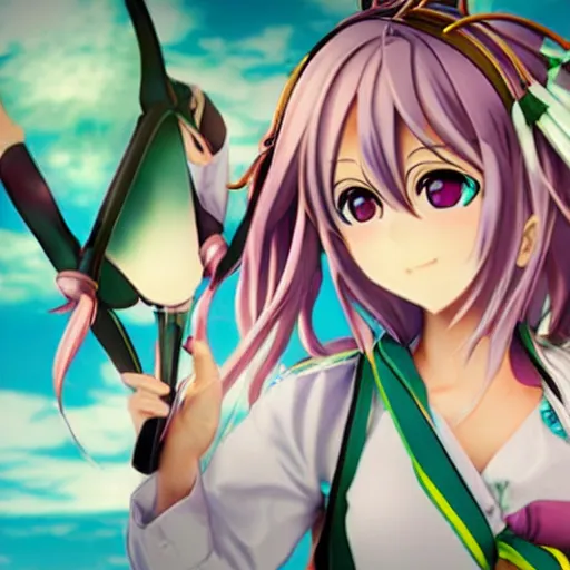 Image similar to miku from visual novel game everlasting summer