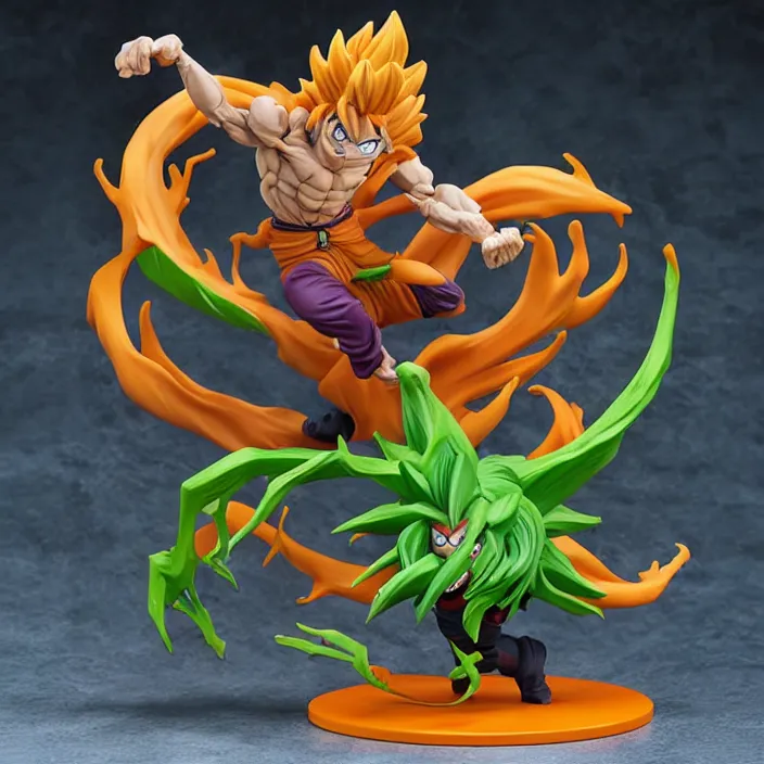 Image similar to eldritch abomination Son Goku, imsorryjon, Son Goku, figurine, detailed product photo