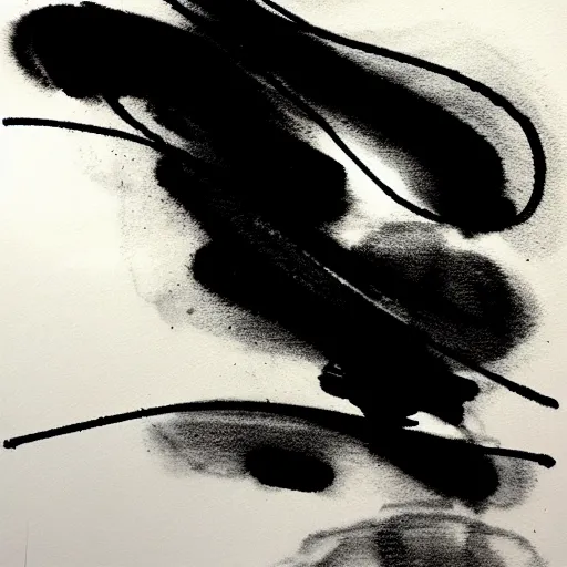 Image similar to zen, abstraction, ink