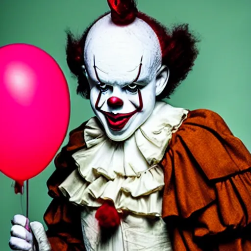 Prompt: Roland McDonald as Pennywise the clown