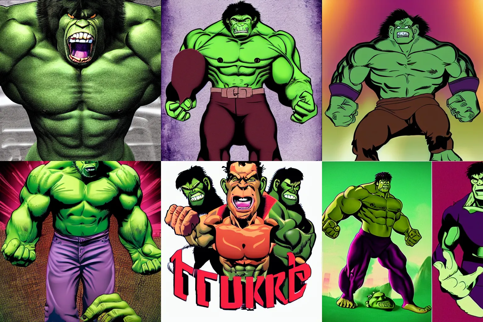 Prompt: incredible hulk NFTs in the style of the bored ape yacht club