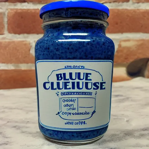Prompt: blue sauce