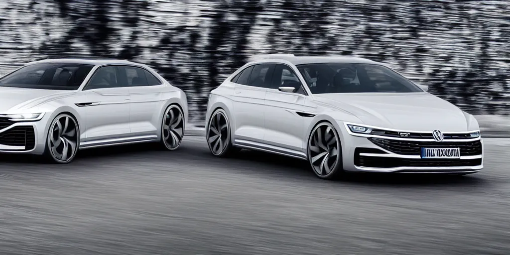 2022 VW Scirocco Rendered With Arteon R Face Looks Angry - autoevolution