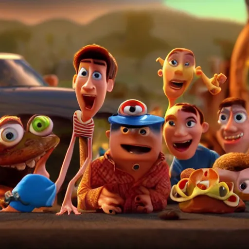 Image similar to 3D Pixar American Pie Movie octane render 8K hyper detailed 4D ArtStation top trending directed by James Cameron starring Jared Leto 10:9 aspect ratio ultra HD