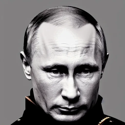 Image similar to Vladimir Putin in the style of a king in Game of Thrones