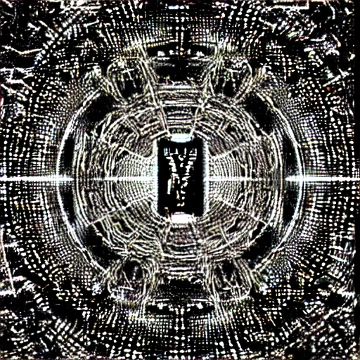 Image similar to vhs static overlay of the seven archangels, vhs, 1 9 9 0, highly realistic, highly detailed, vhs noise static, black and white, vhs glitch