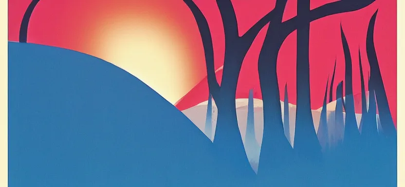 Prompt: a disney desert, painting by Eyvind Earle