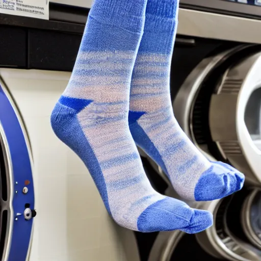 Image similar to lost socks in the laundromat