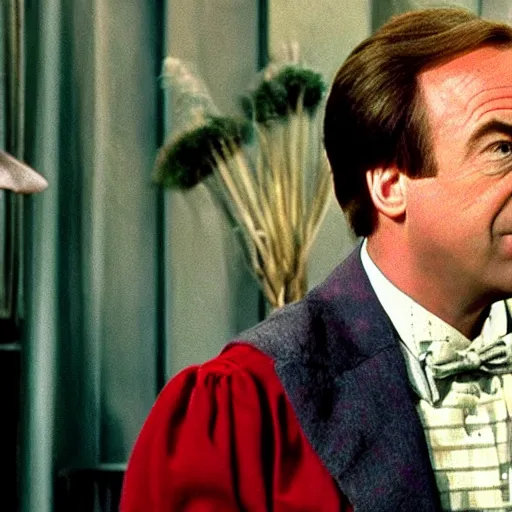 Image similar to A still of Saul Goodman in The Wizard of Oz