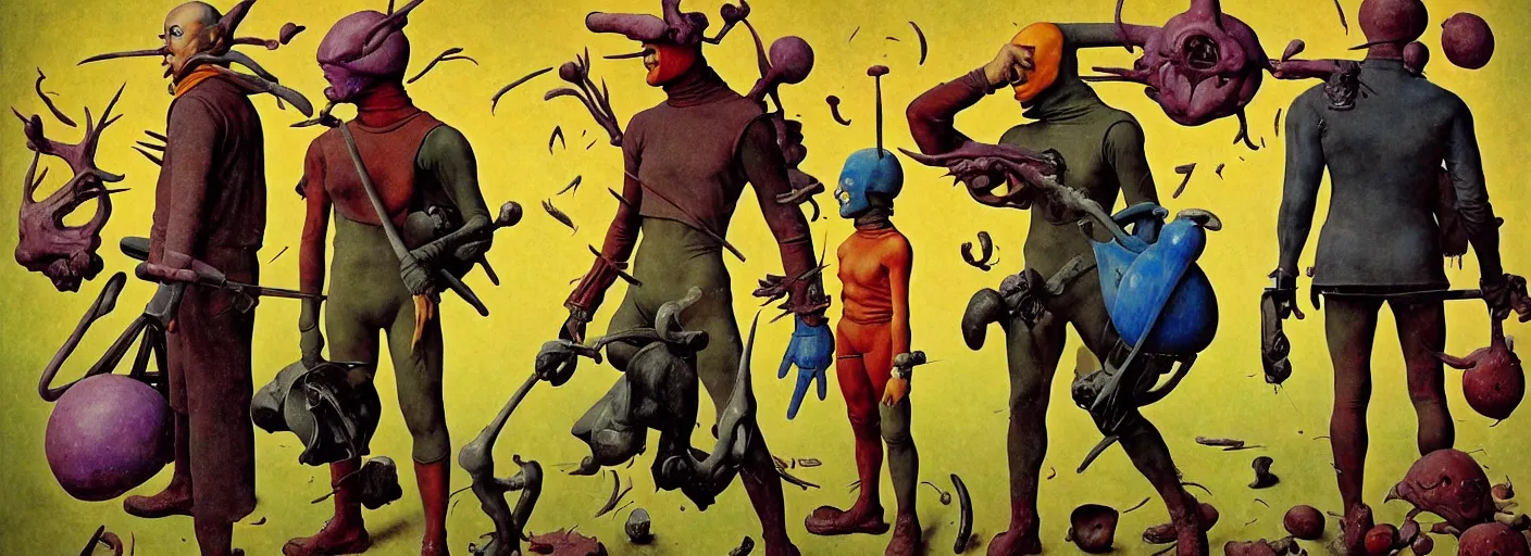 Image similar to full - body portrait surreal colorful clay fighting artstation rpg metal character concept art anatomy, action pose, very coherent and colorful high contrast masterpiece by norman rockwell franz sedlacek hieronymus bosch dean ellis simon stalenhag rene magritte gediminas pranckevicius, dark shadows, sunny day, hard lighting, reference sheet white! background