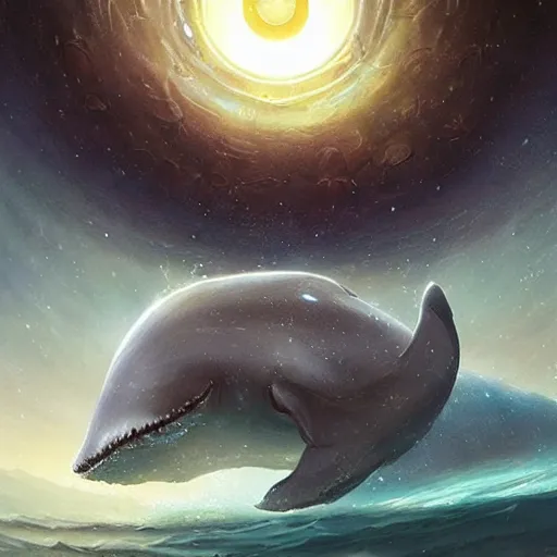 Image similar to eyes! eyes! space magical whale with multiple eyes, eyes!, eyes!, eyes!, eyes!, eyes!, eyes, galaxy whale, epic fantasy style art, galaxy theme, by Greg Rutkowski, hearthstone style art, 99% artistic