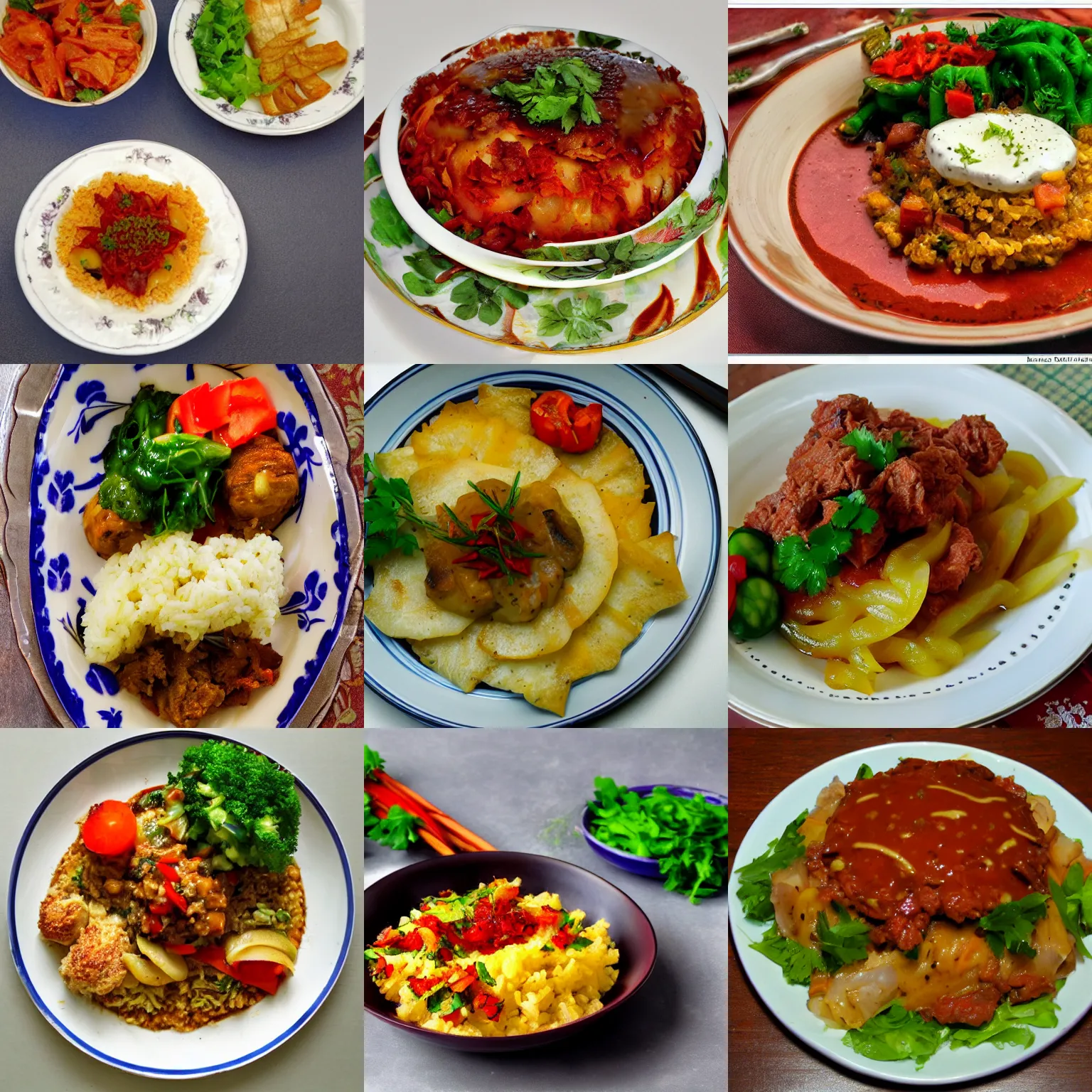 Prompt: tatar dish