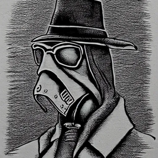 Image similar to Walter White as a Plague Doctor