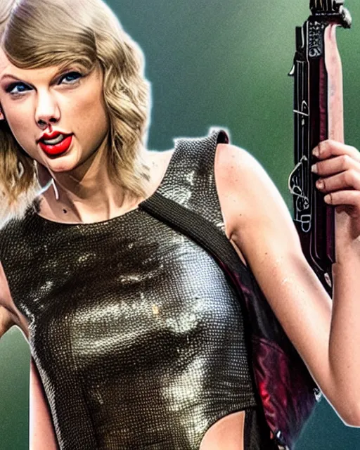 Prompt: taylor swift, far cry 6