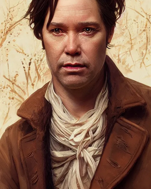 Prompt: character portrait of rufus wainwright, intricate, wild, highly detailed, digital painting, artstation, upper body, concept art, smooth, sharp focus, illustration, art by artgerm and greg rutkowski and alphonse mucha